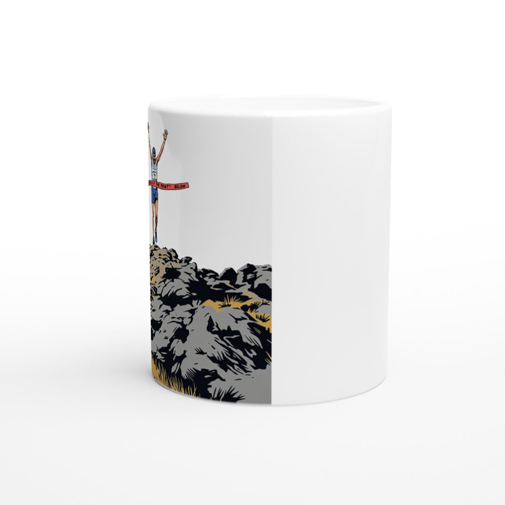 Fell Race Summit Finish Destroyed Mug Coffee Tea Ceramic 11oz — Mug | Wild Thread Co