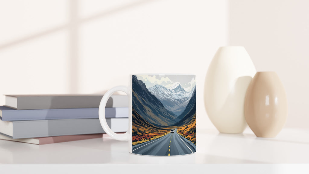 Glencoe Road Mug — detail view | Wild Thread Co