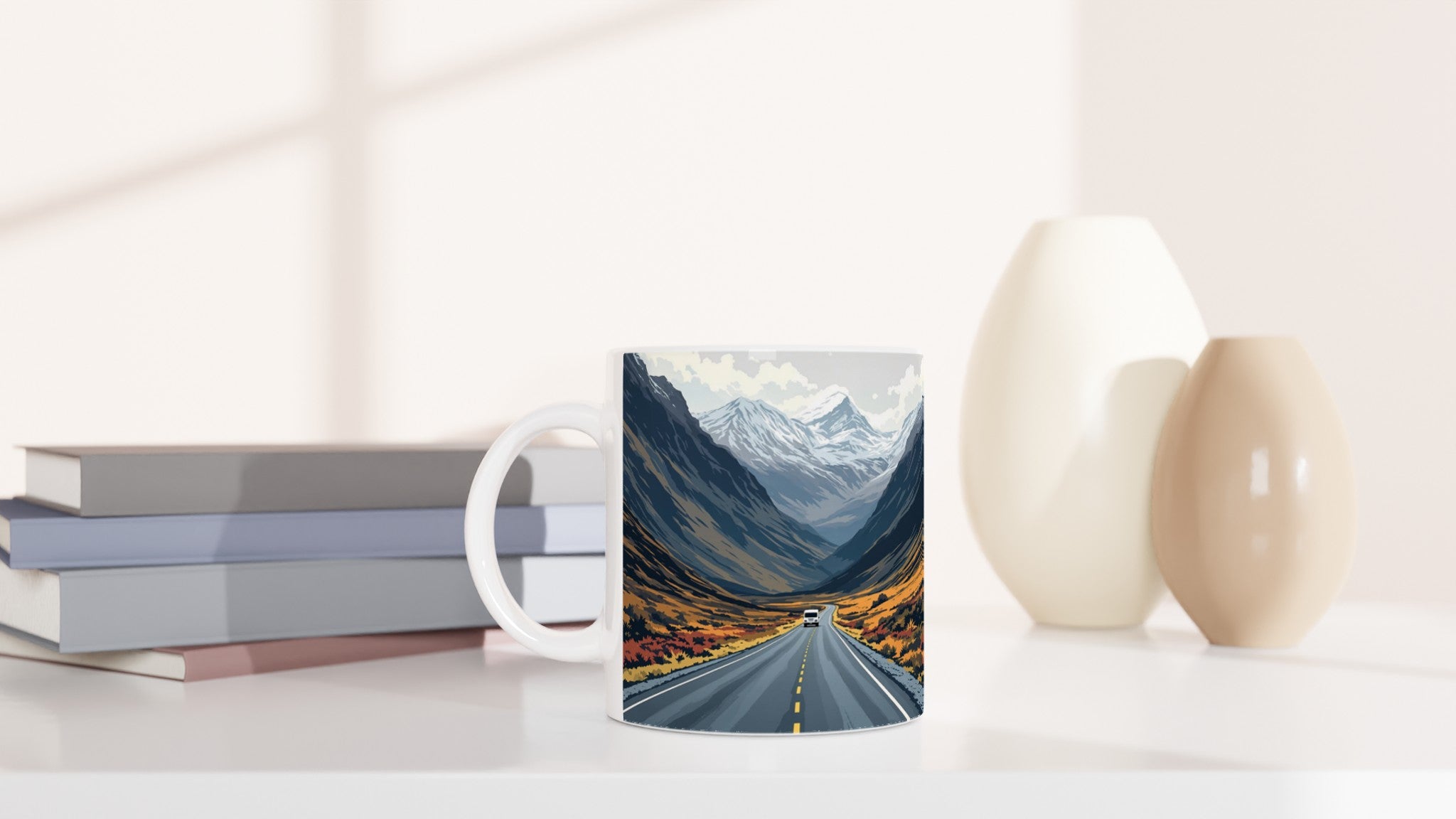Glencoe Road Mug — detail view | Wild Thread Co