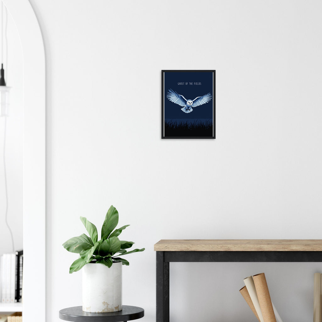 Barn Owl Hunting Framed Print — Framed Art Print | Wild Thread Co