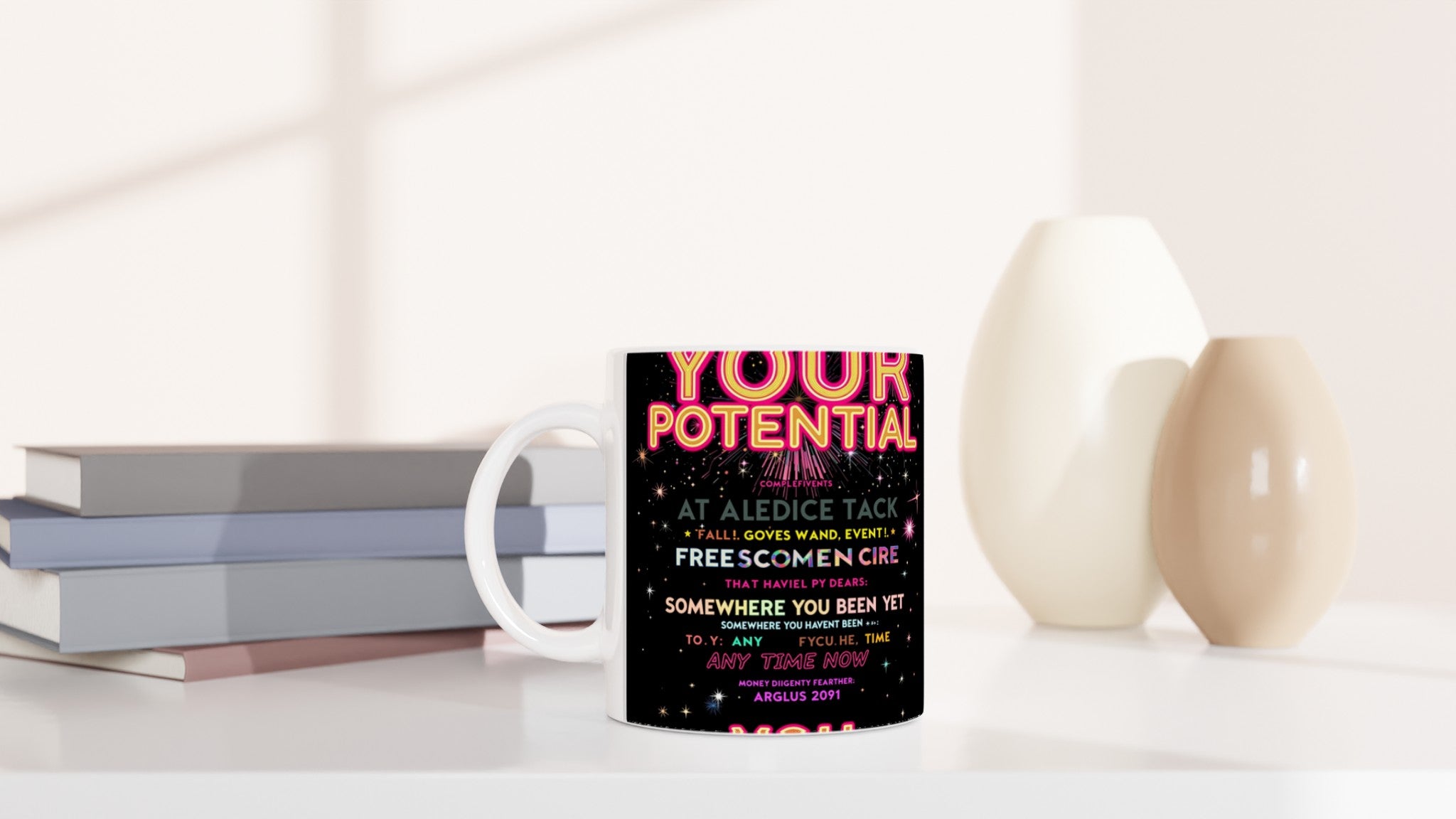 Your Potential Rave Shirt Uk Mug — detail view | Wild Thread Co