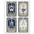 Modern Tarot Cards Framed Print Wall Art Ready to Hang UK Framed Art Print — detail view | Wild Thread Co