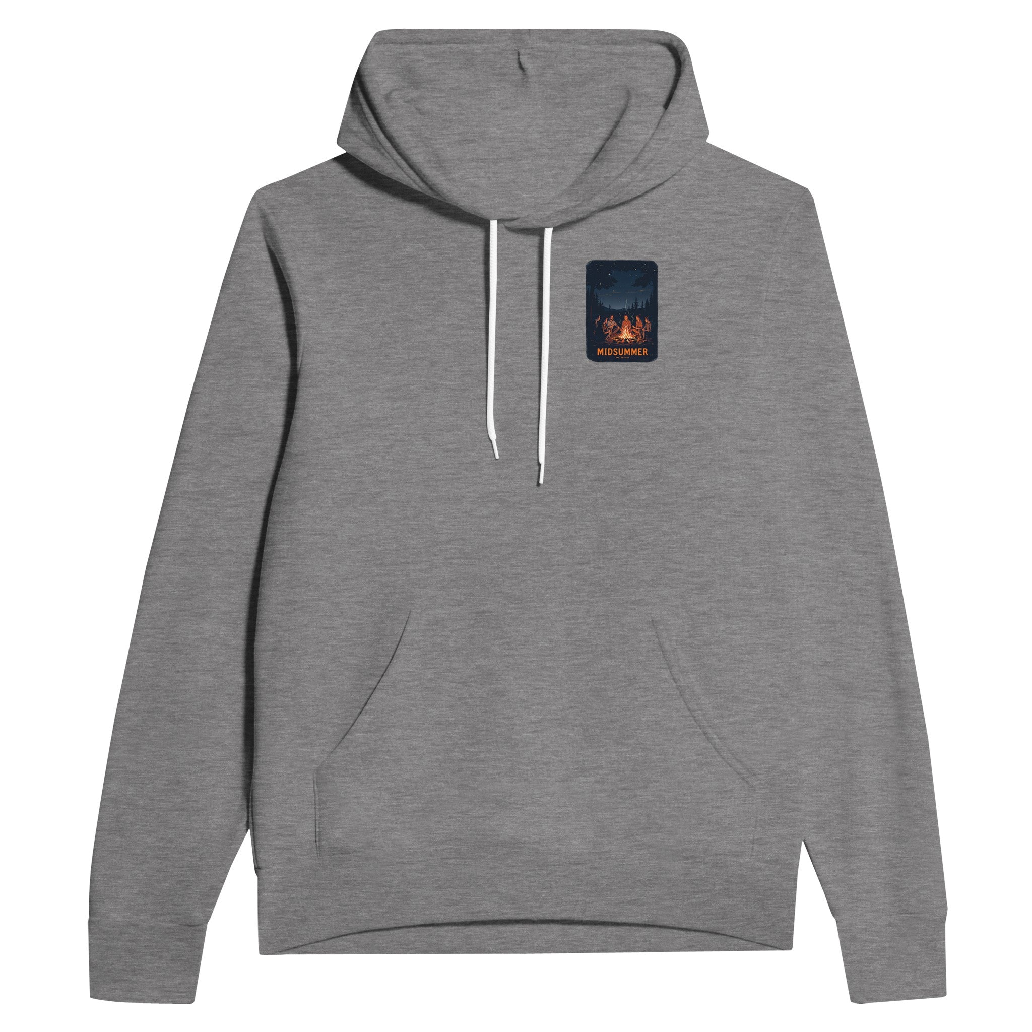 Winter Solstice Campfire Midsummer Hoodie — detail view | Wild Thread Co