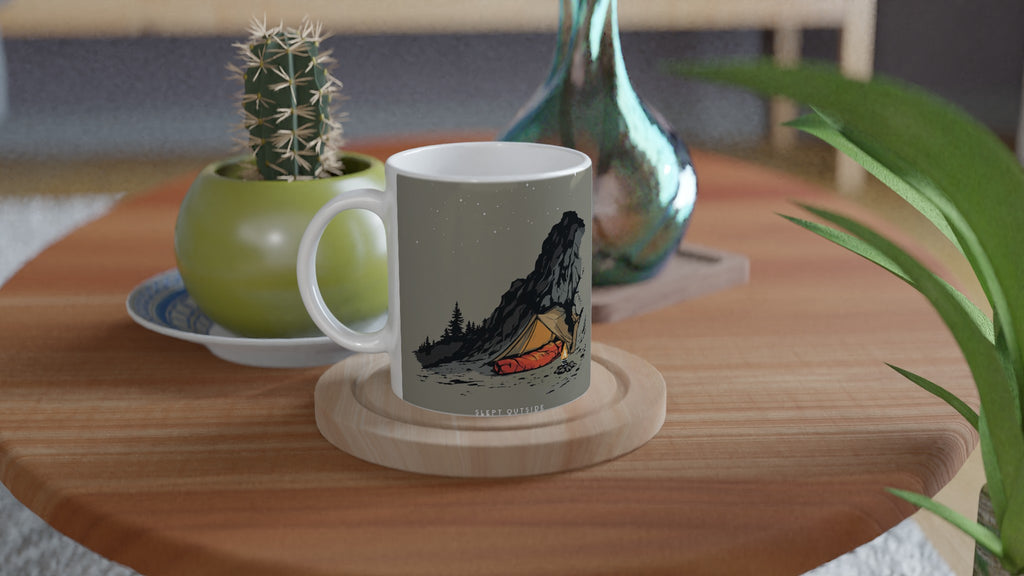Wild Camping Bivouac Mug — detail view | Wild Thread Co