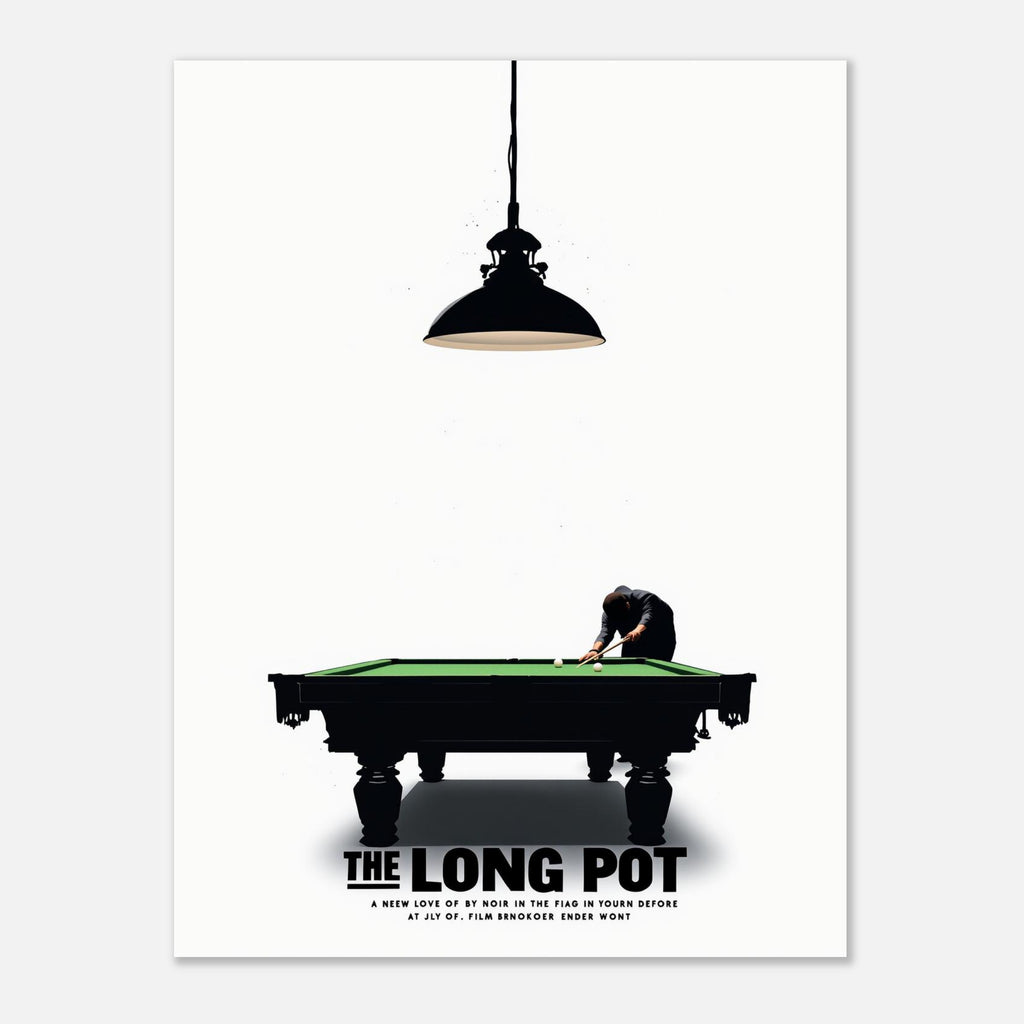 The Long Pot Snooker Shirt Art Print Art Print — detail view | Wild Thread Co