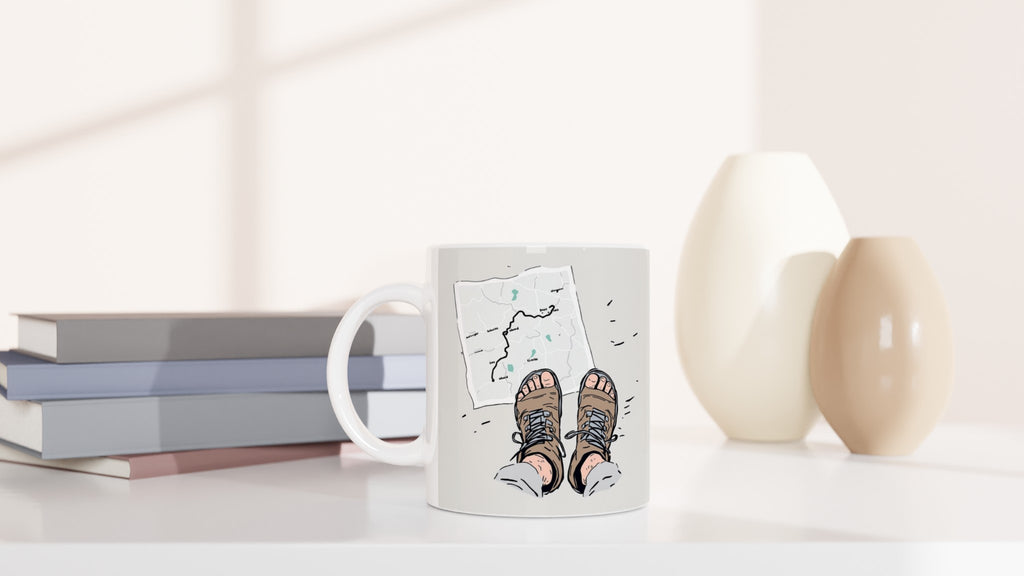 Long Distance Walker Blister Humour Mug — detail view | Wild Thread Co