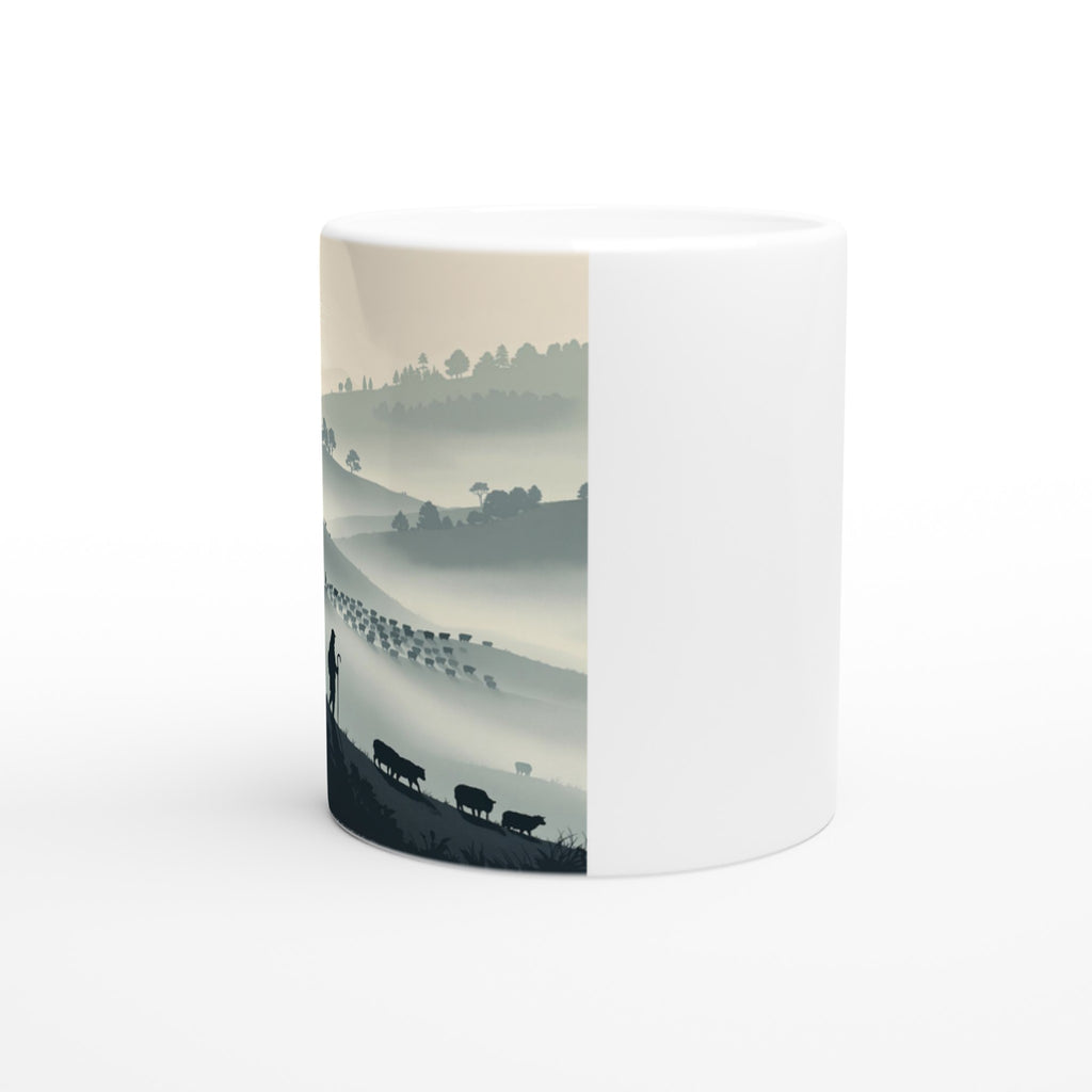 Shepherd Hillside Mug — detail view | Wild Thread Co