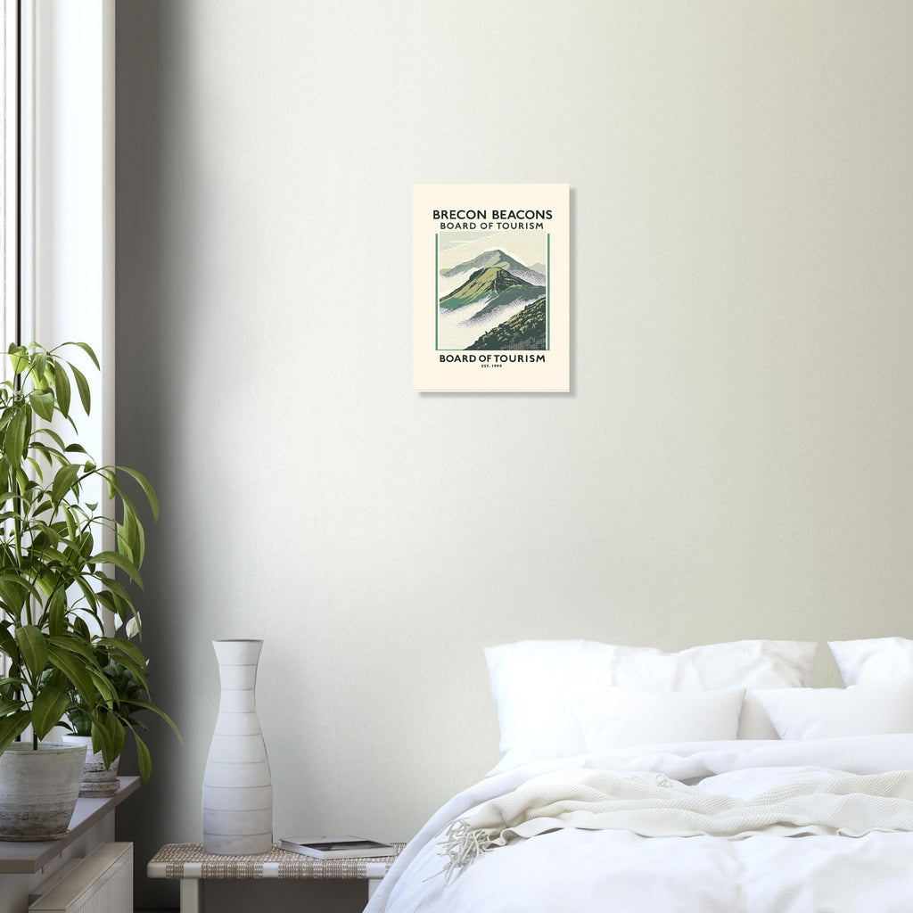Brecon Beacons Vintage Travel Poster — Art Print | Wild Thread Co