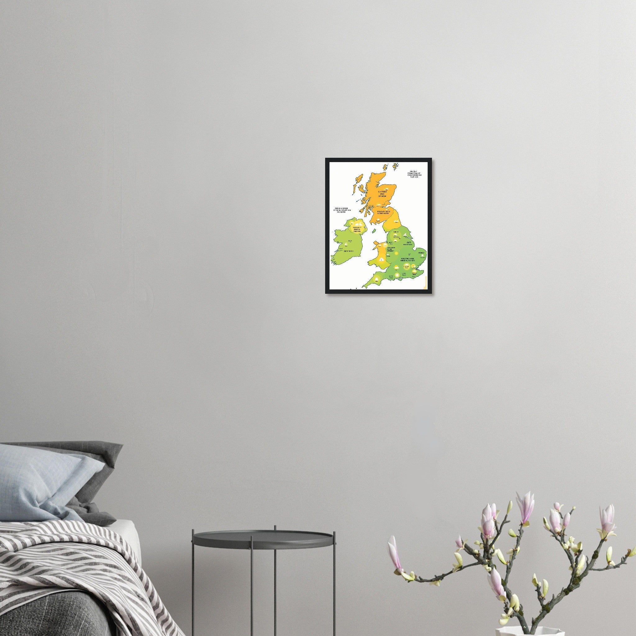Gorpcore Weather Obsession Framed Art Print — detail view | Wild Thread Co