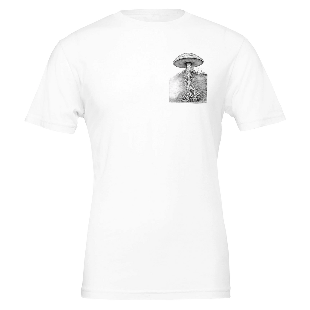 Dark Academia Mushroom Foraging Deep T-Shirt — T-Shirt | Wild Thread Co