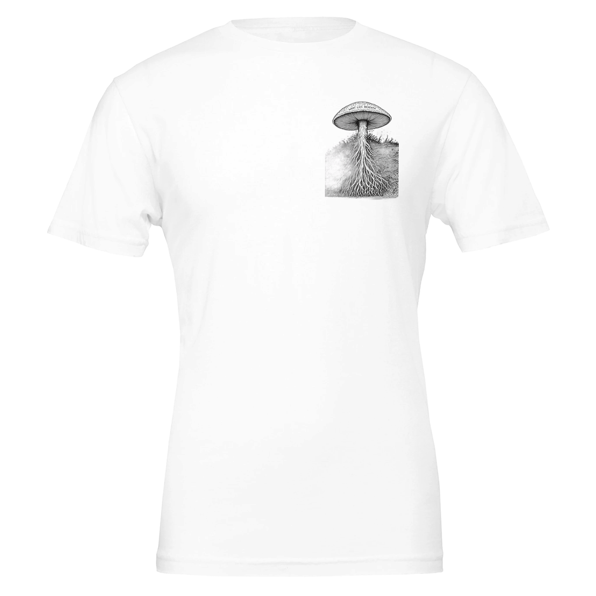 Dark Academia Mushroom Foraging Deep T-Shirt — T-Shirt | Wild Thread Co