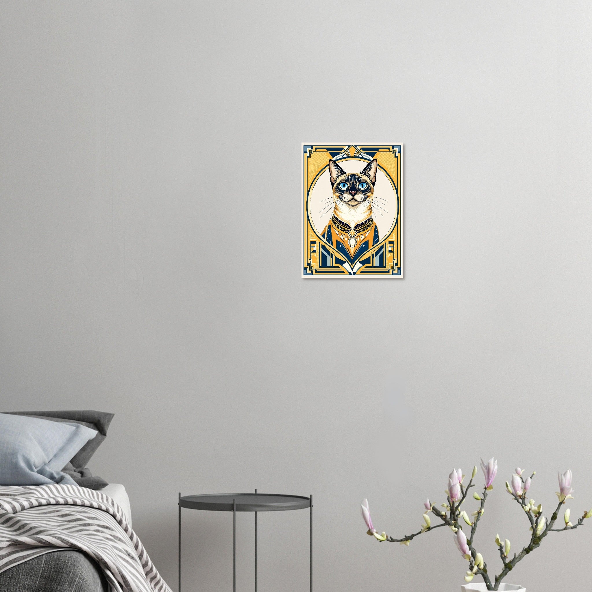 Siamese Cat Elegance Art Print Art Print — detail view | Wild Thread Co