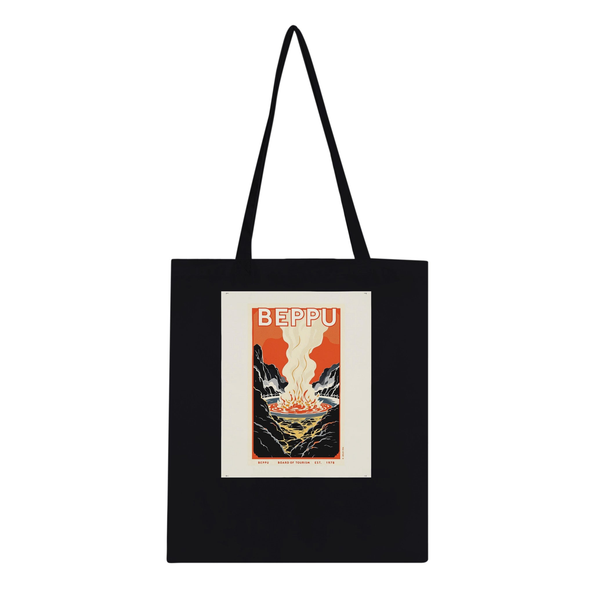 Beppu Vintage Travel Poster — Tote Bag | Wild Thread Co