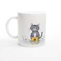Cat In Rain Puddle — Mug | Wild Thread Co UK