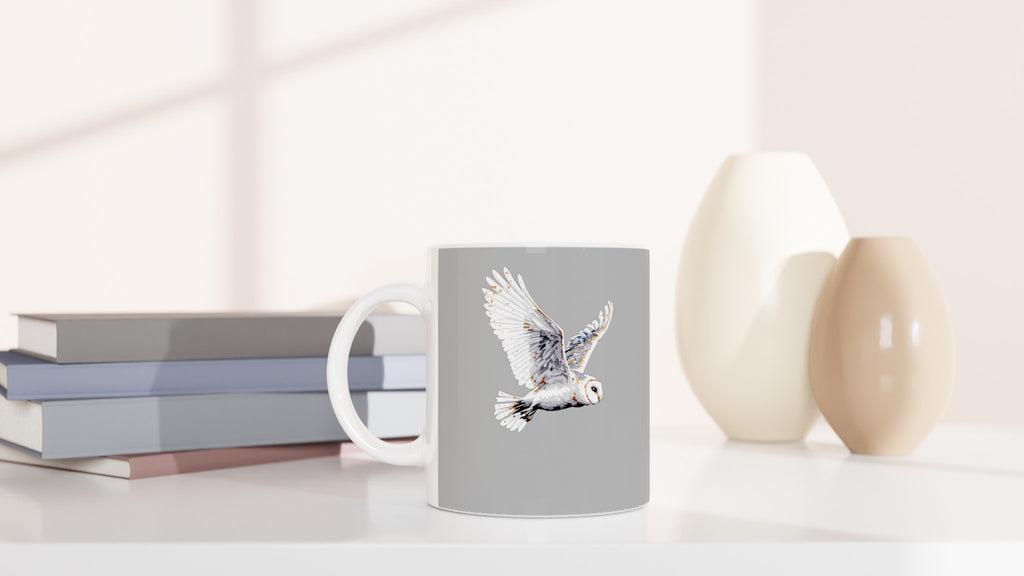 barn owl flight Mug Coffee Tea Ceramic 11oz — Mug | Wild Thread Co