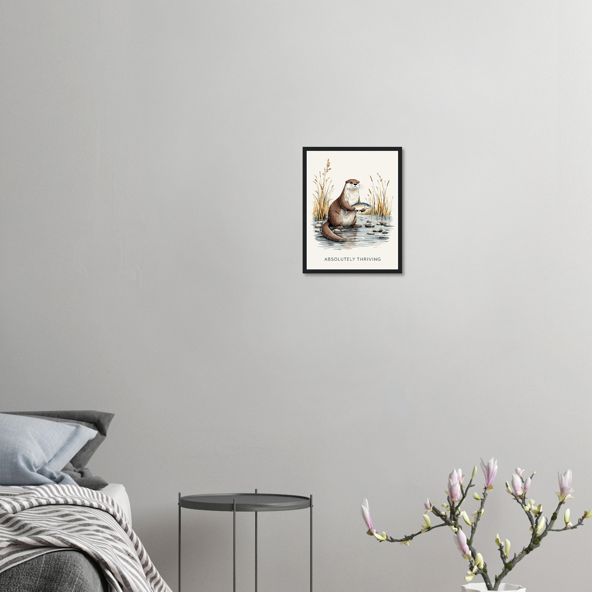 Otter River Framed Print — Framed Art Print | Wild Thread Co