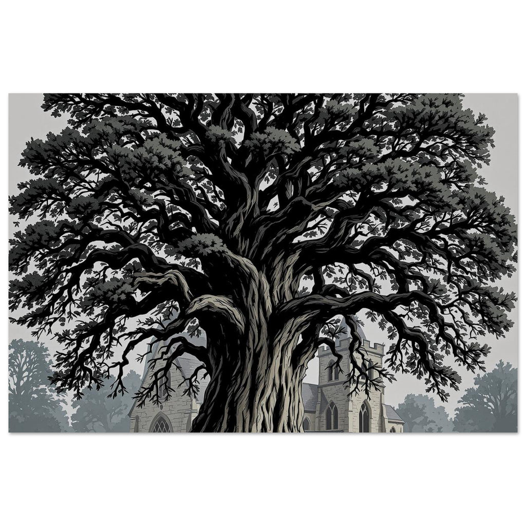 Ancient Yew Churchyard — Print Material | Wild Thread Co UK