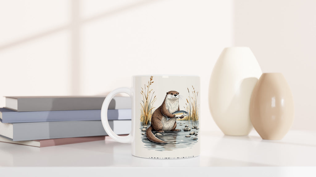 Otter River Mug — detail view | Wild Thread Co