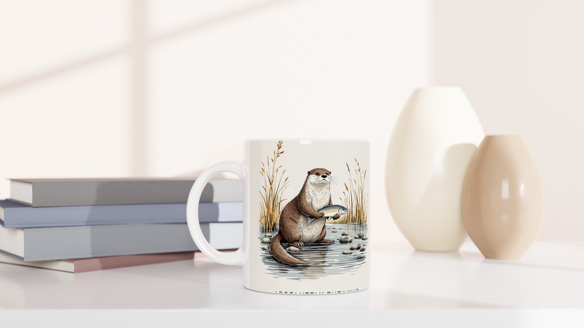 Otter River Mug — detail view | Wild Thread Co