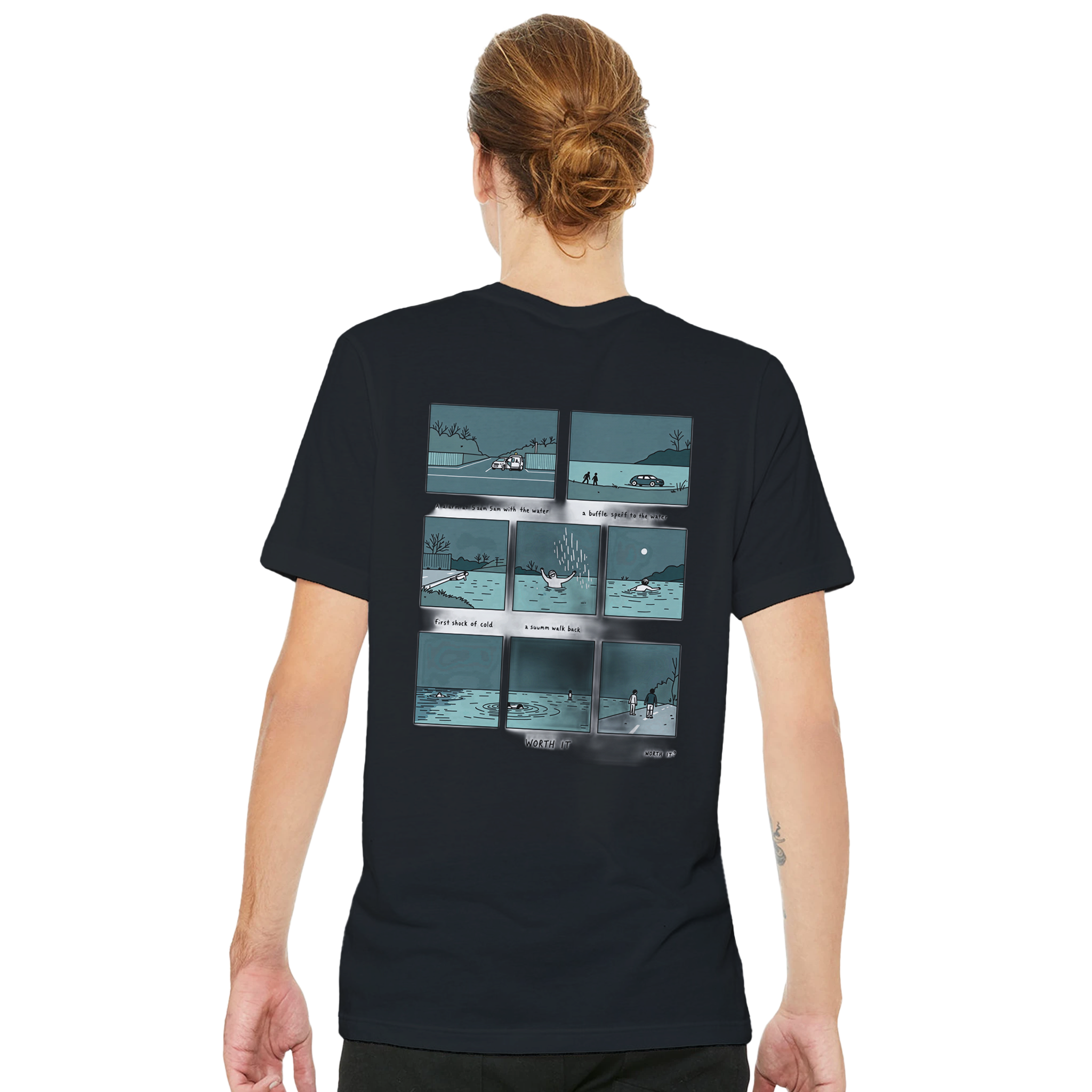 Gorpcore Wild Swimming Morning Ritual T-Shirt — T-Shirt | Wild Thread Co
