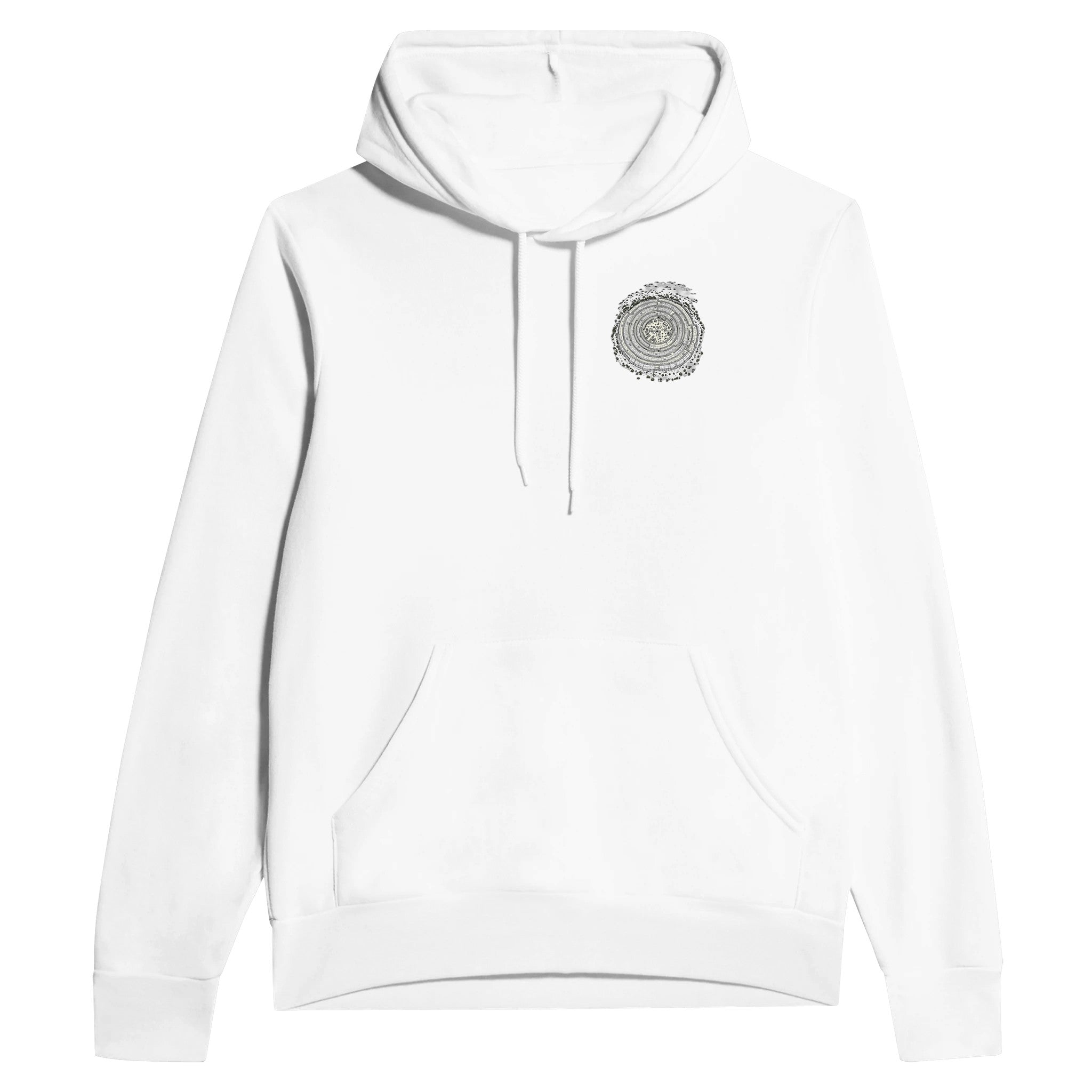 Iron Age Hill Fort Aerial — Hoodie | Wild Thread Co UK