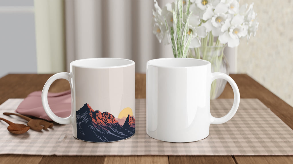 Lakeland Pikes Silhouette Mug — detail view | Wild Thread Co
