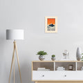 Mount Ontake Vintage Travel Poster — Art Print | Wild Thread Co UK
