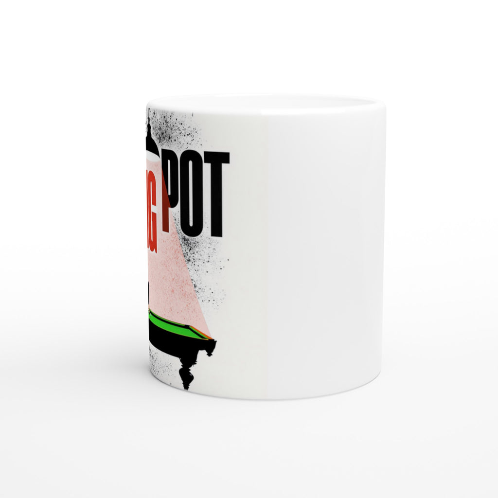 Snooker Hall Film Noir Mug — detail view | Wild Thread Co