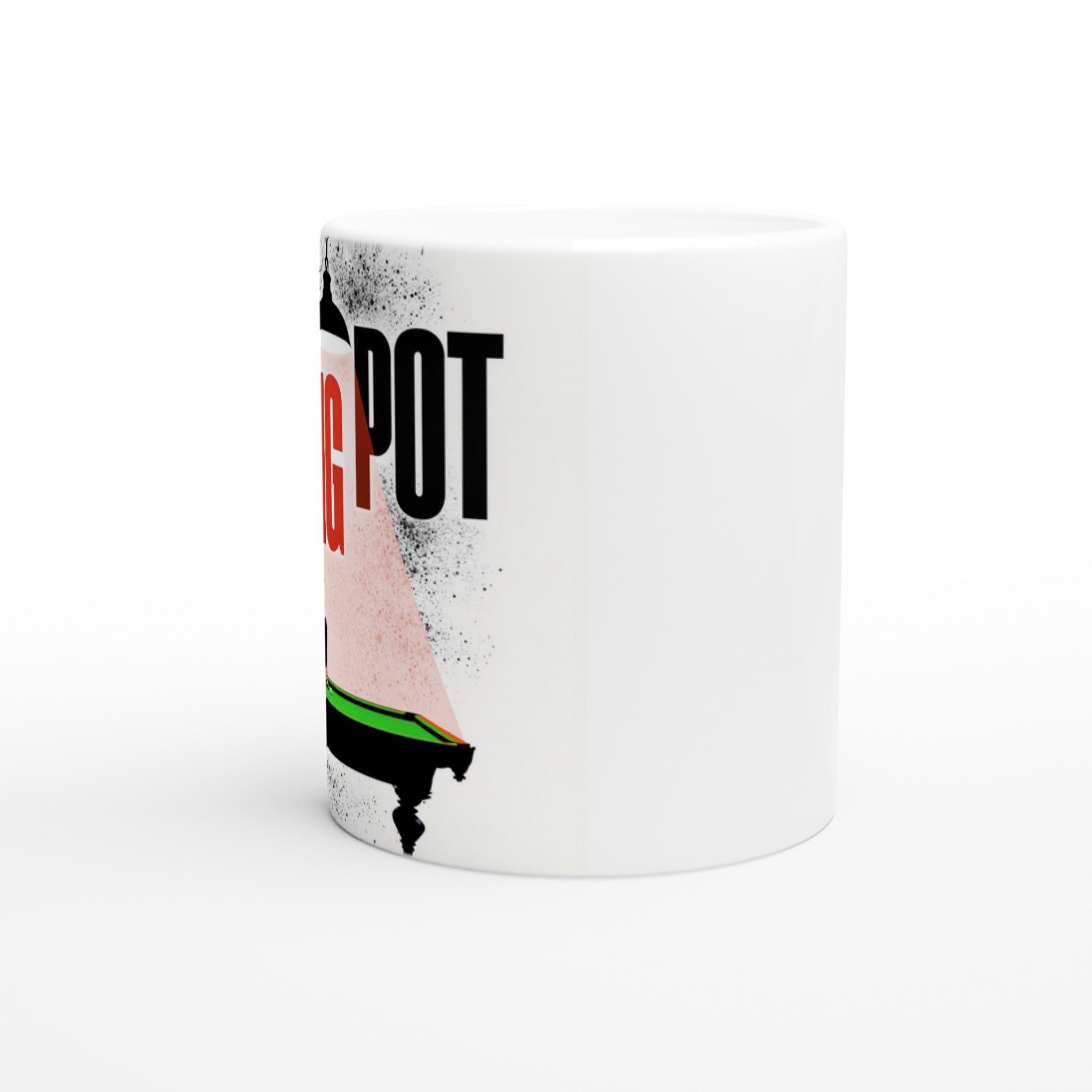 Snooker Hall Film Noir Mug — detail view | Wild Thread Co