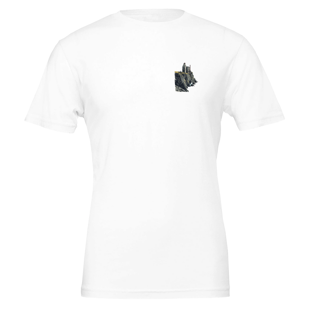 Cornish Tin Mine Cliff T-Shirt — detail view | Wild Thread Co