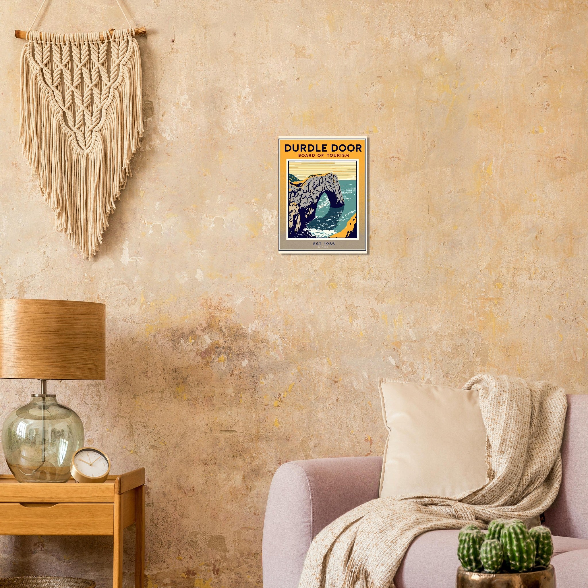 Durdle Door Vintage Travel Poster — Art Print | Wild Thread Co