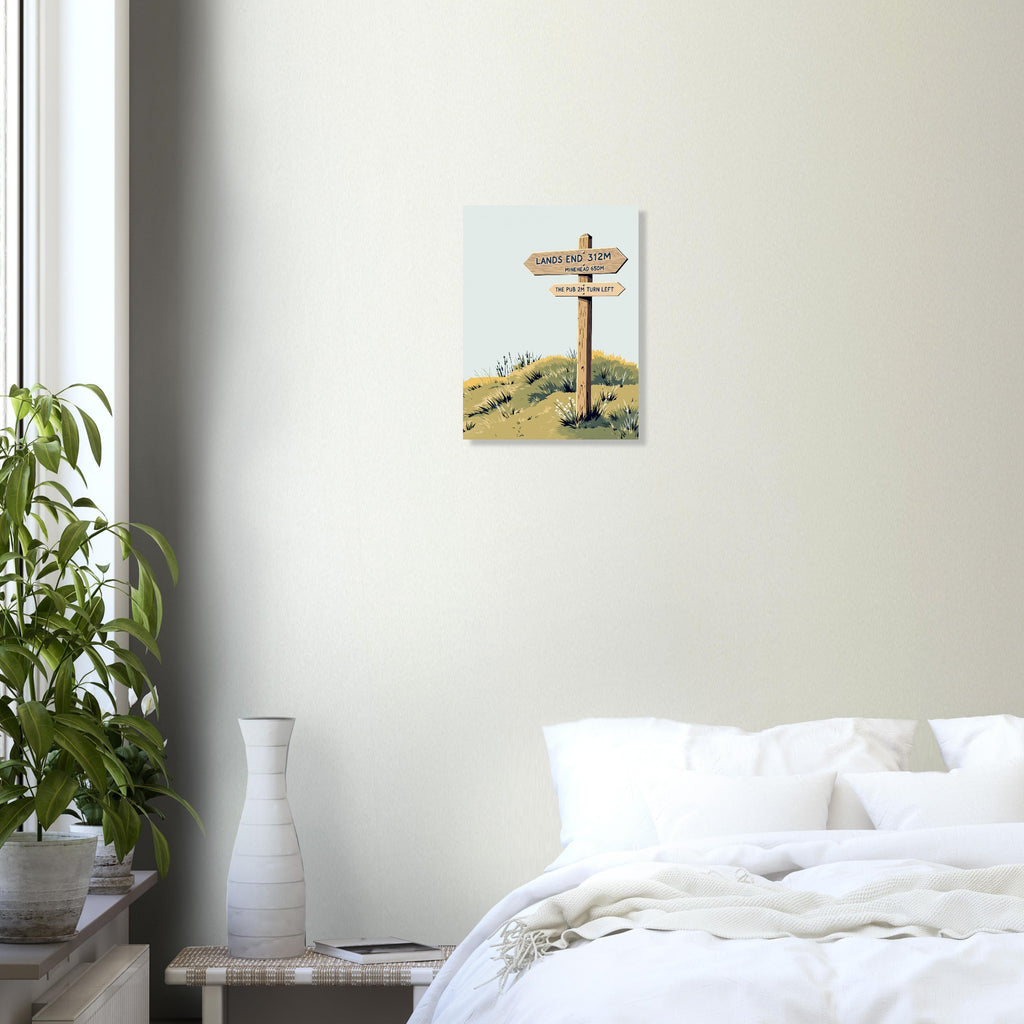 Gorpcore Coastal Walking Art Print Art Print — detail view | Wild Thread Co