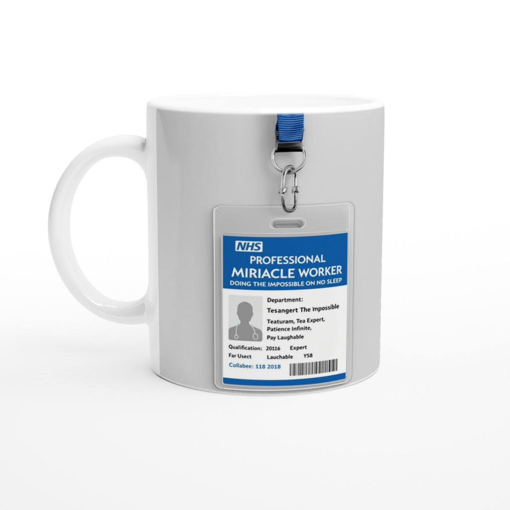 Nurse Nhs Id Card Spoof — Mug | Wild Thread Co UK