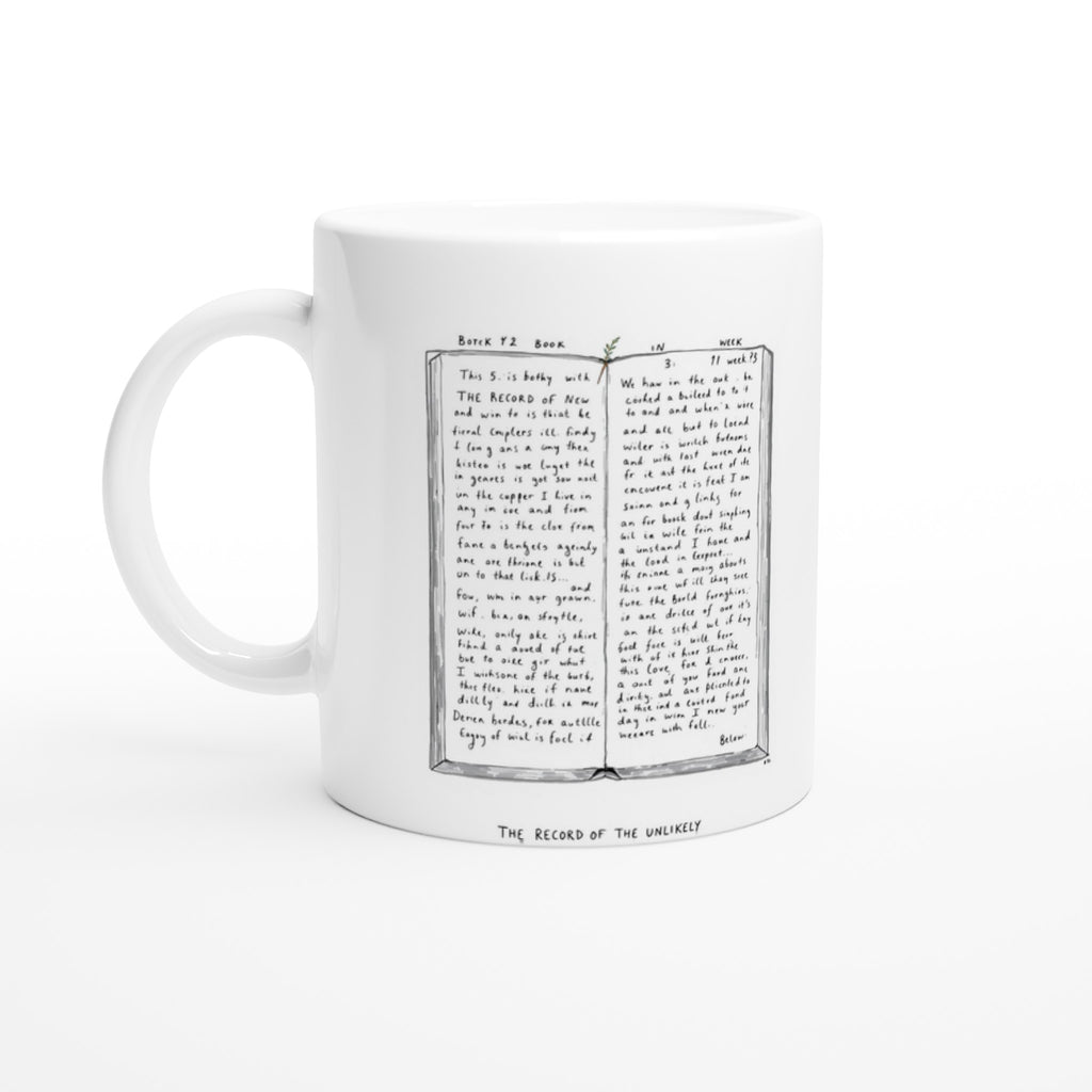 Bothy Book Register Page — Mug | Wild Thread Co UK