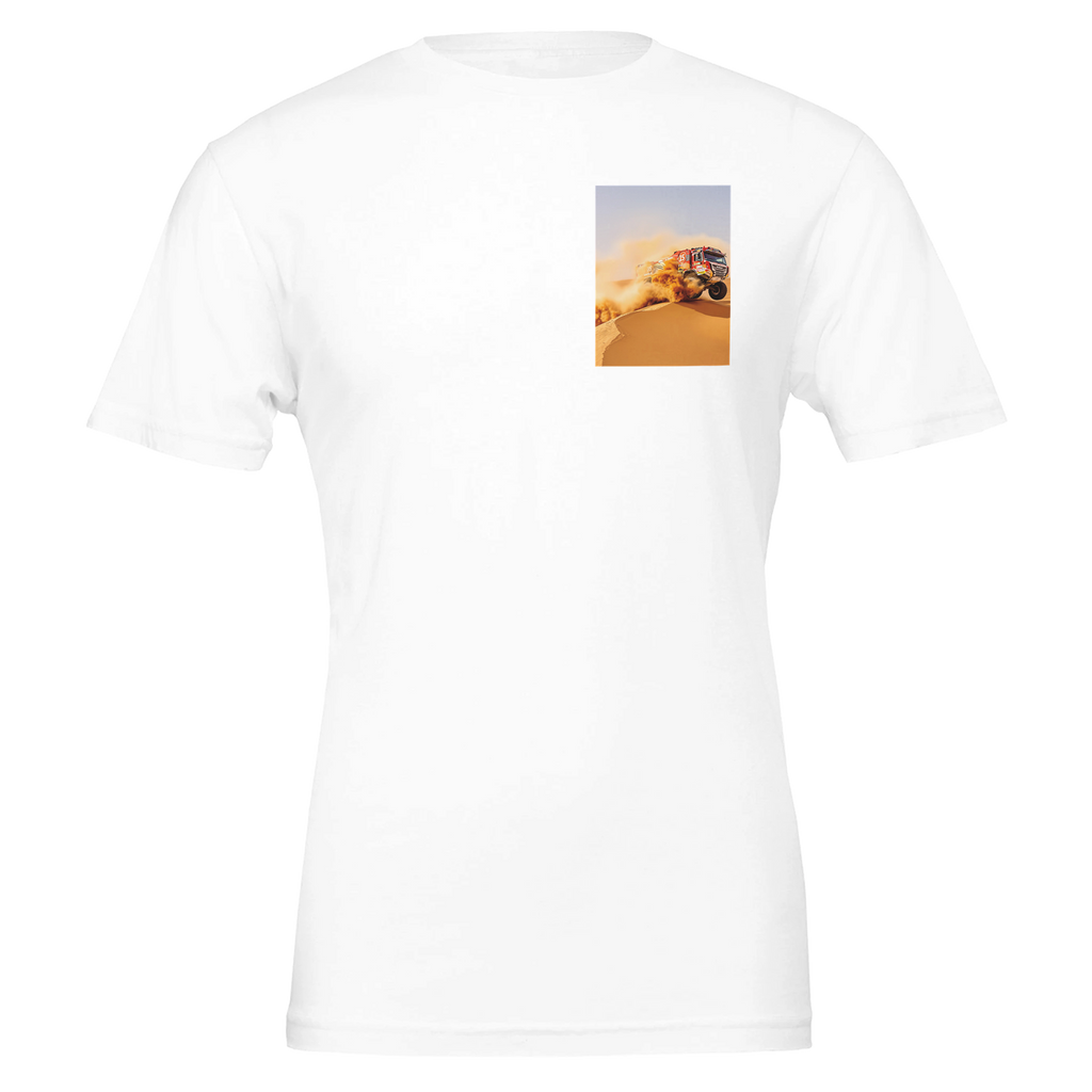 Dakar Rally Truck T-Shirt — detail view | Wild Thread Co
