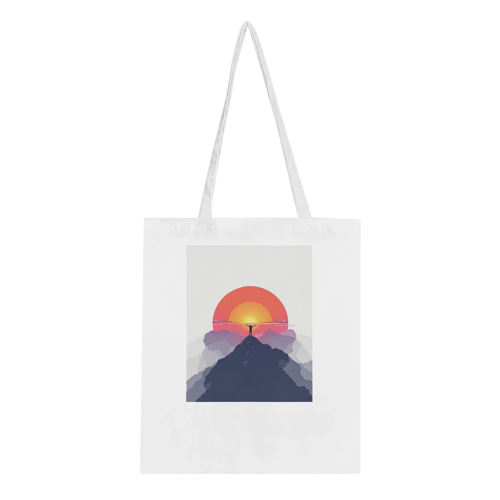 Alpenglow Sunrise Mountain First Light Tote Bag Cotton Shopper UK — Tote Bag | Wild Thread Co UK