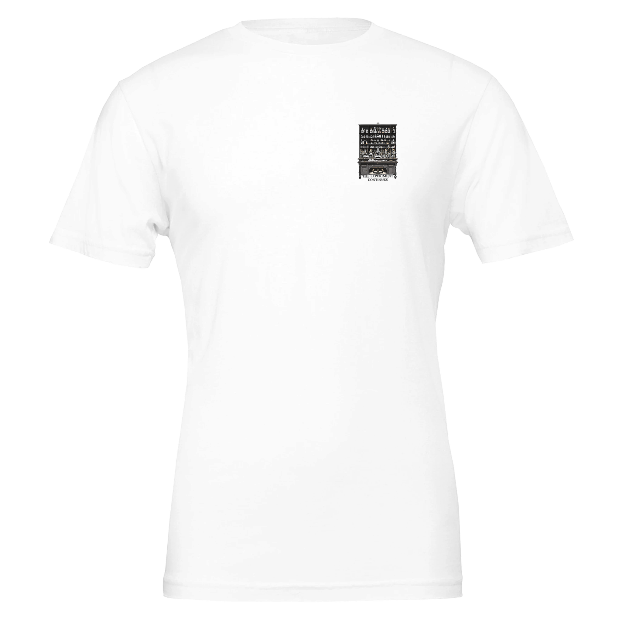 Dark Academia Victorian Laboratory T-Shirt — detail view | Wild Thread Co