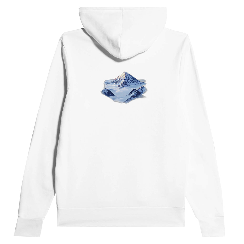 Snowdon Y Wyddfa Cloud Inversion Hoodie — detail view | Wild Thread Co