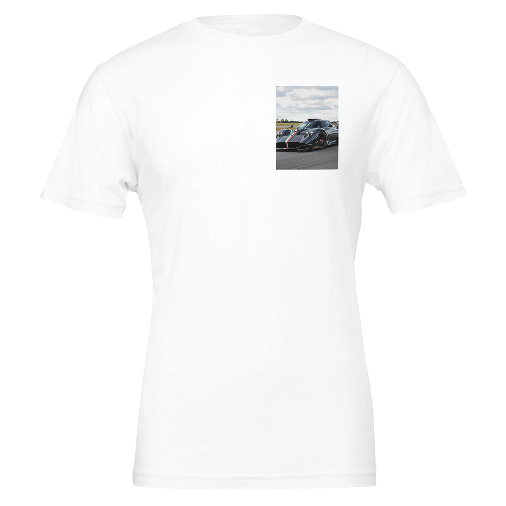 Pagani Zonda R T-Shirt — detail view | Wild Thread Co