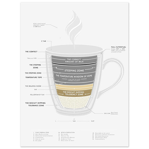 British Tea Lover Art Print Poster Wall Art UK — Art Print | Wild Thread Co