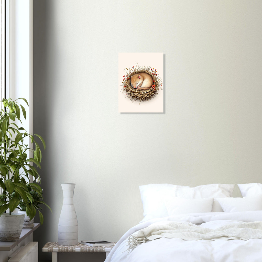 dormouse sleeping — print 280x430mm — Art Print | Wild Thread Co