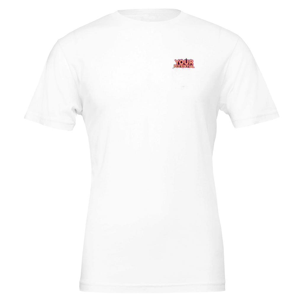 Rave Flyer Motivation T-Shirt — detail view | Wild Thread Co