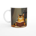 Cat Reading Book — Mug | Wild Thread Co UK