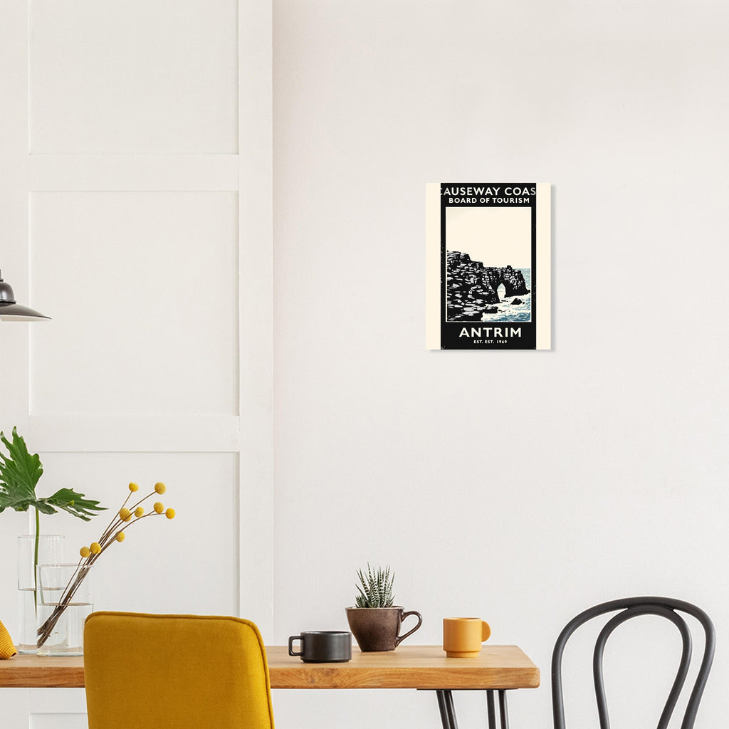 Causeway Coast Vintage Travel Poster — Art Print | Wild Thread Co