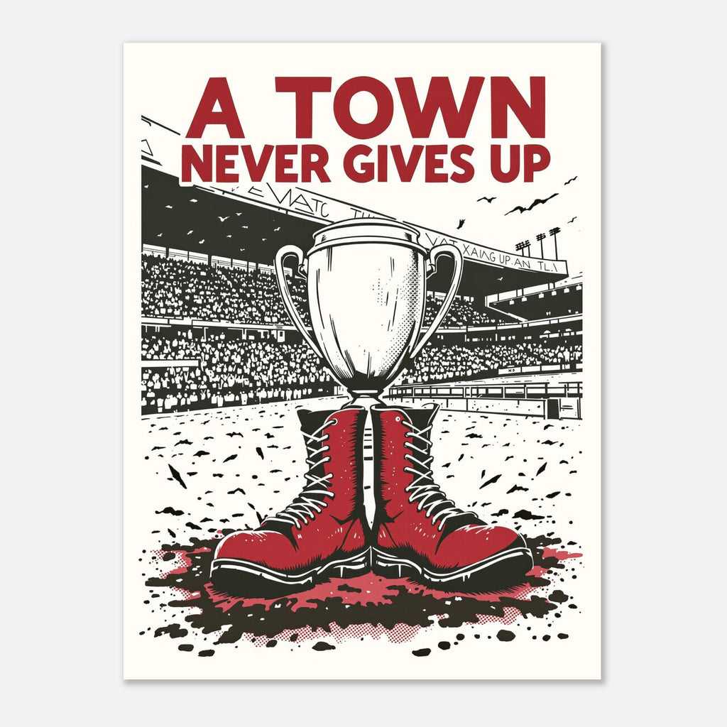 Retro Rugby League Art Print Art Print — detail view | Wild Thread Co