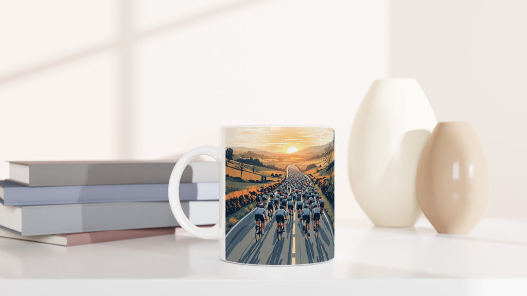 Cycling Sportive Dawn Mass Start Mug Coffee Tea Ceramic 11oz — Mug | Wild Thread Co