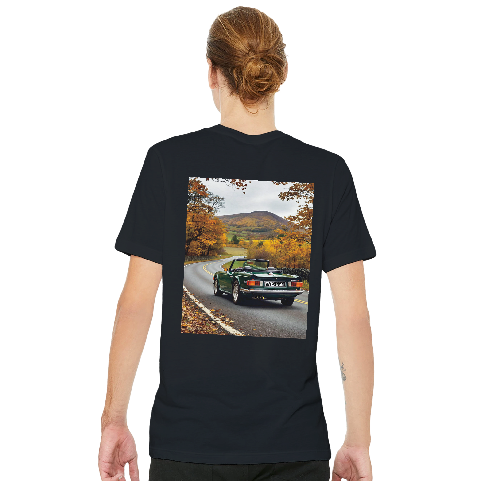 Triumph Tr6 Countryside T-Shirt — detail view | Wild Thread Co