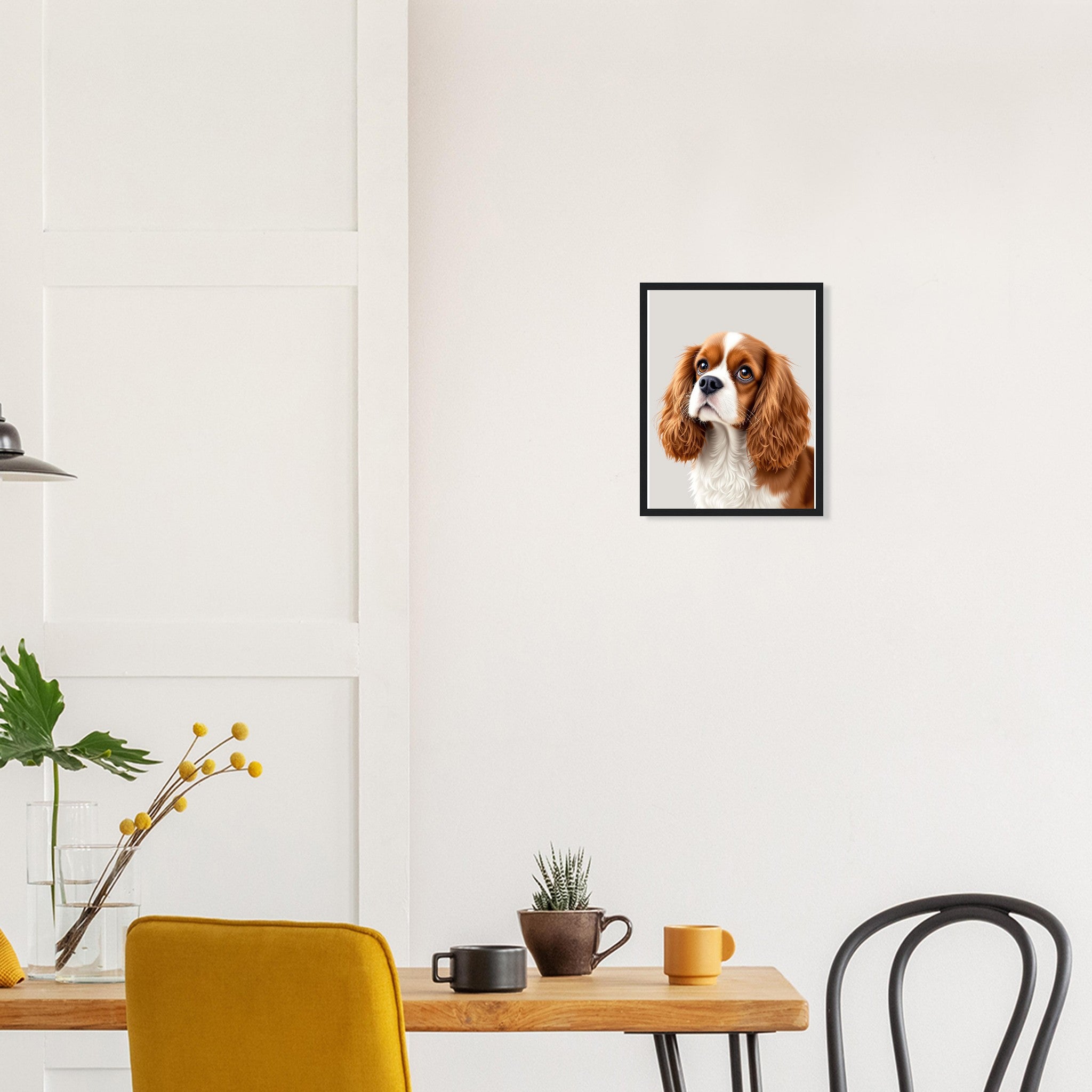 Cavalier King Charles Art Framed Print Wall Art Ready to Hang UK — Framed Art Print | Wild Thread Co