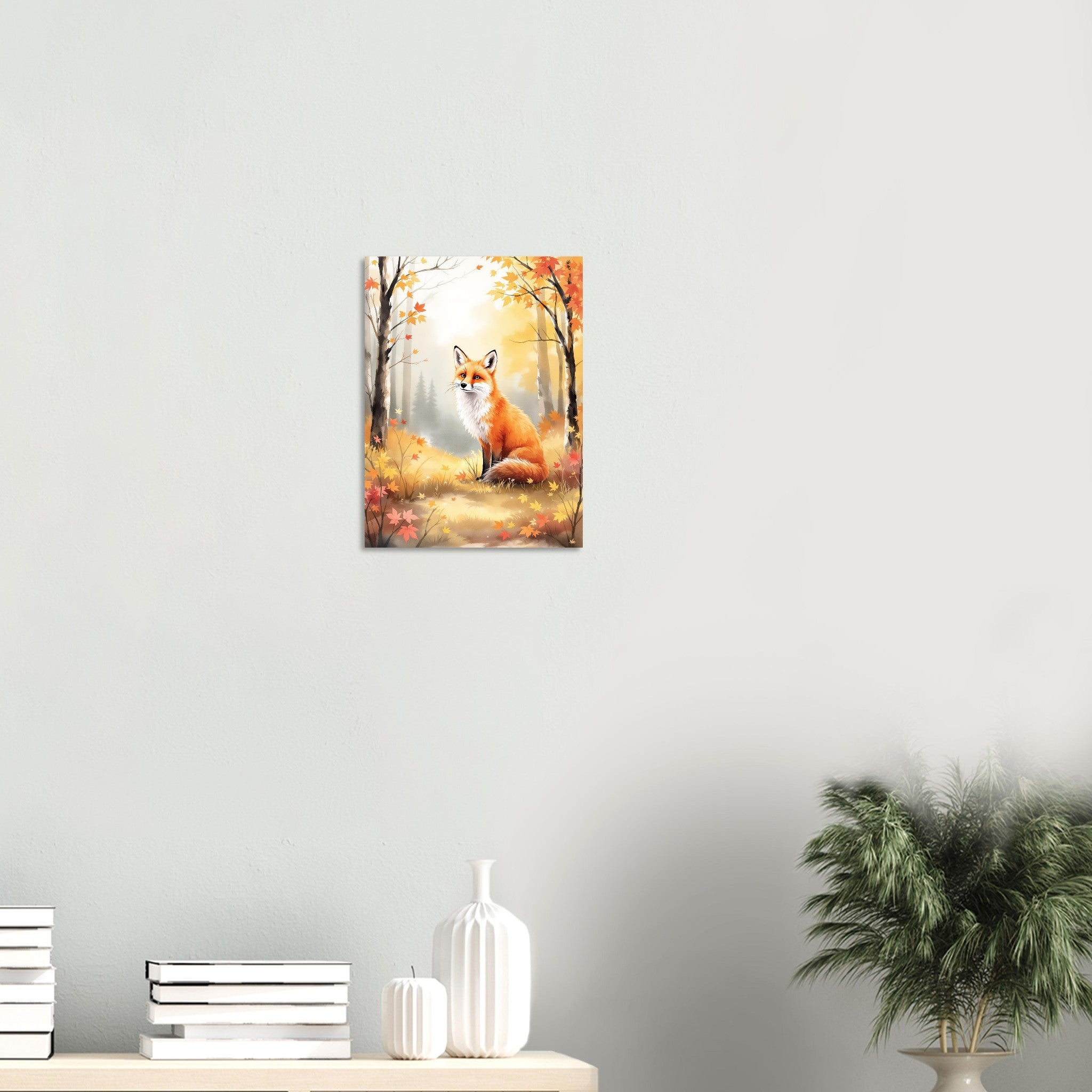 Fox Watercolour Art Print Art Print — detail view | Wild Thread Co