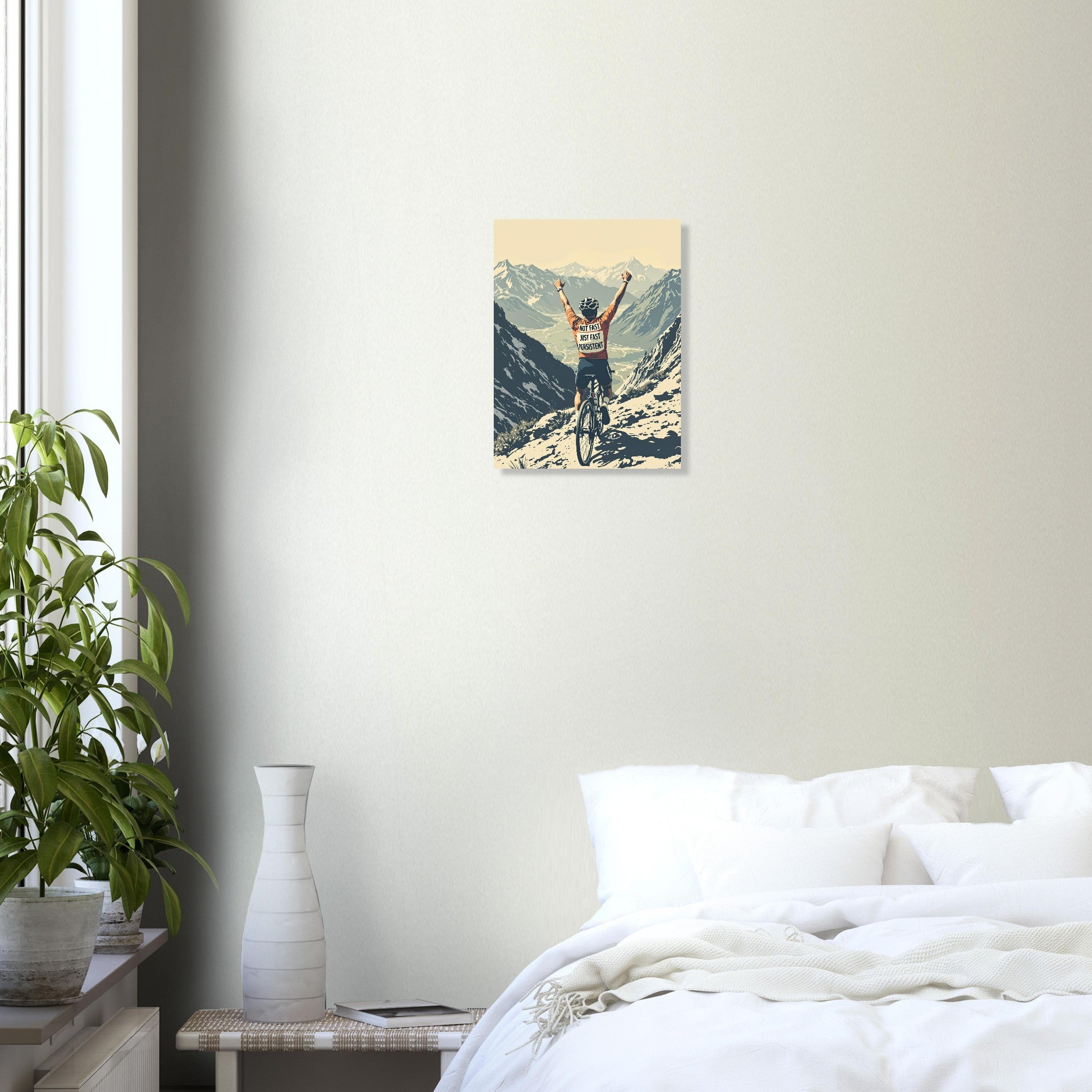 Cycling The Cols Art Print Poster Wall Art UK — Art Print | Wild Thread Co